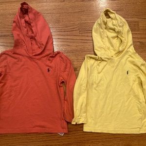 Ralph Lauren Polo Boys Hooded Shirt SET Size 5